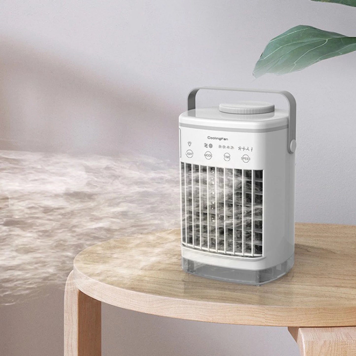 Mini Air Conditioner Cooler with 700ml Ice Water Tank