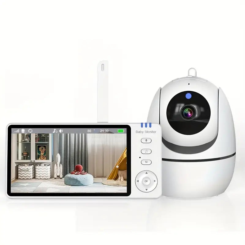 5 Inch Video Baby Monitor with 4X Zoom and Two-Way Audio